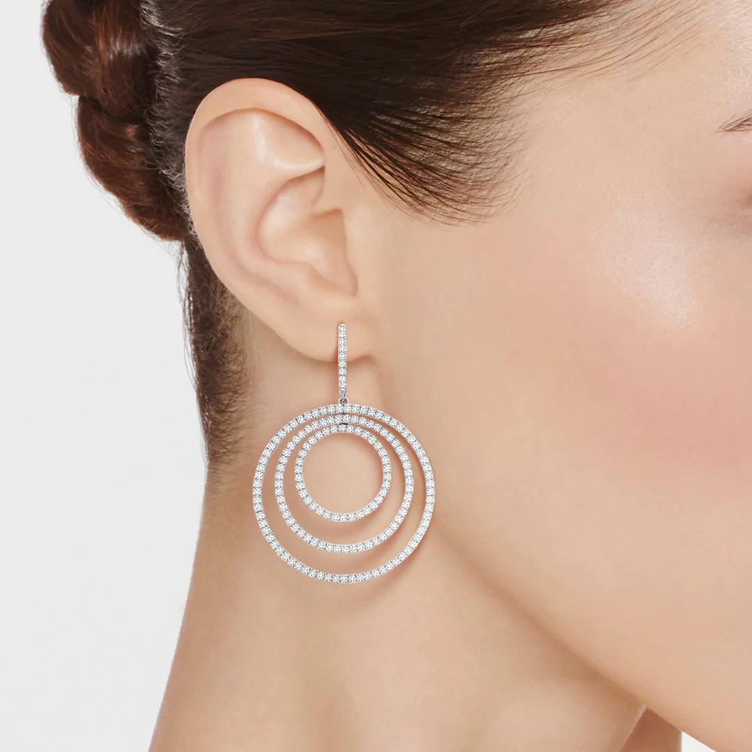 Kiki Diamonds Lola Triple Hoop Earrings - Image 2